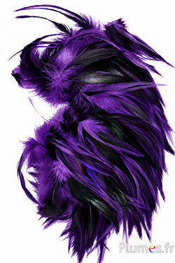 Hahnenkreuz Badger - 10-15 cm - aubergine